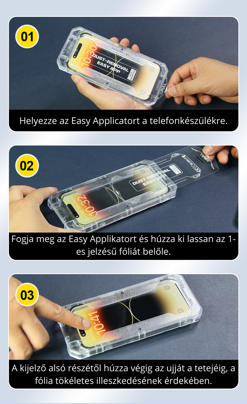 Profolia Easy Application 3D Üvegfólia Szett