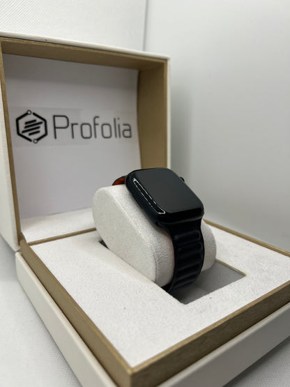 Mágneses bőrpánt Apple Watch szíj