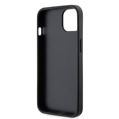 Guess iPhone 14 & 13 TPU Hardcase - 4G Logo - Strass - Black