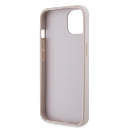 Guess iPhone 14 & 13 Hardcase - 4G Logo - Strass - Pink