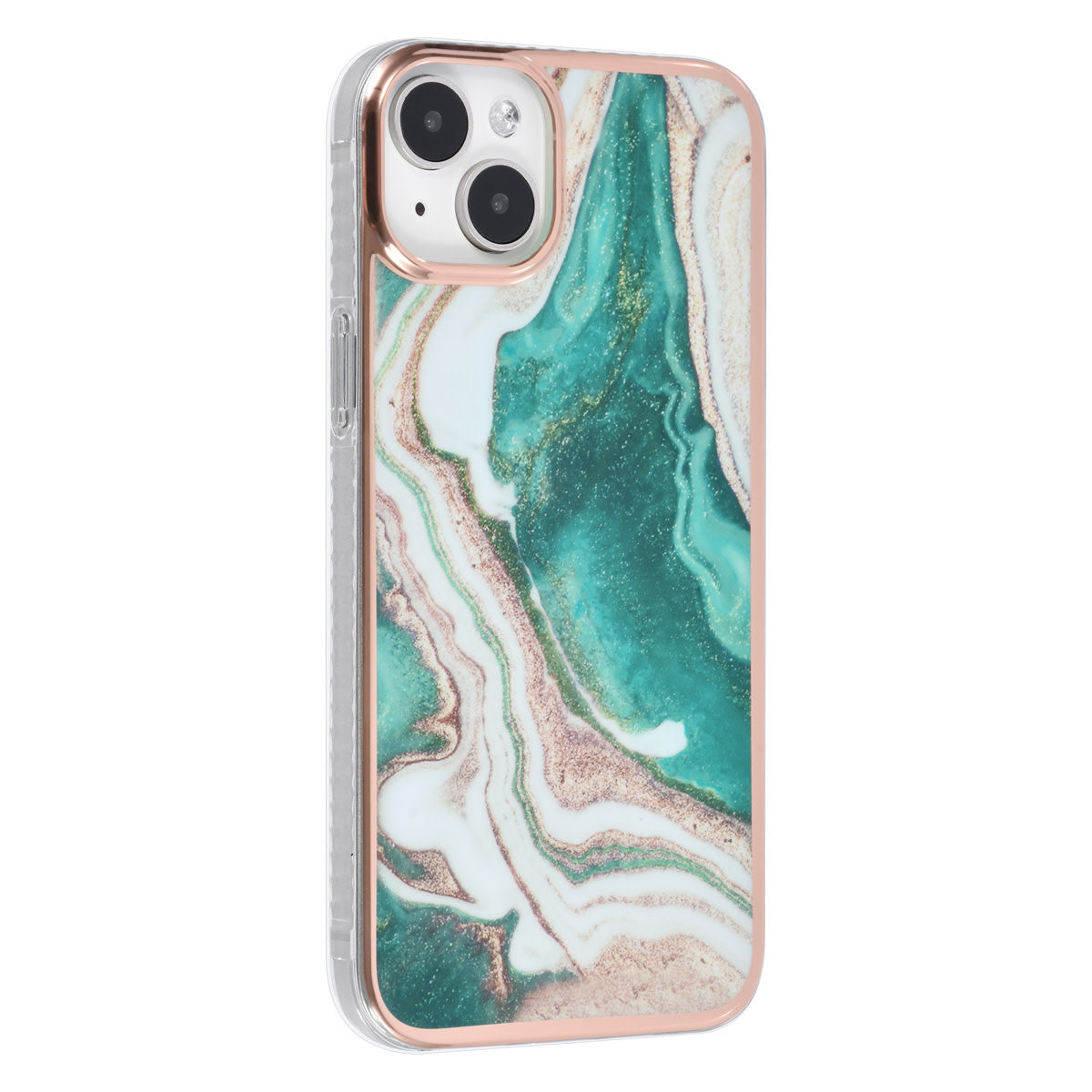 UNIQ Accessory iPhone 15 & 14 Plus TPU Back Cover - Marble Green