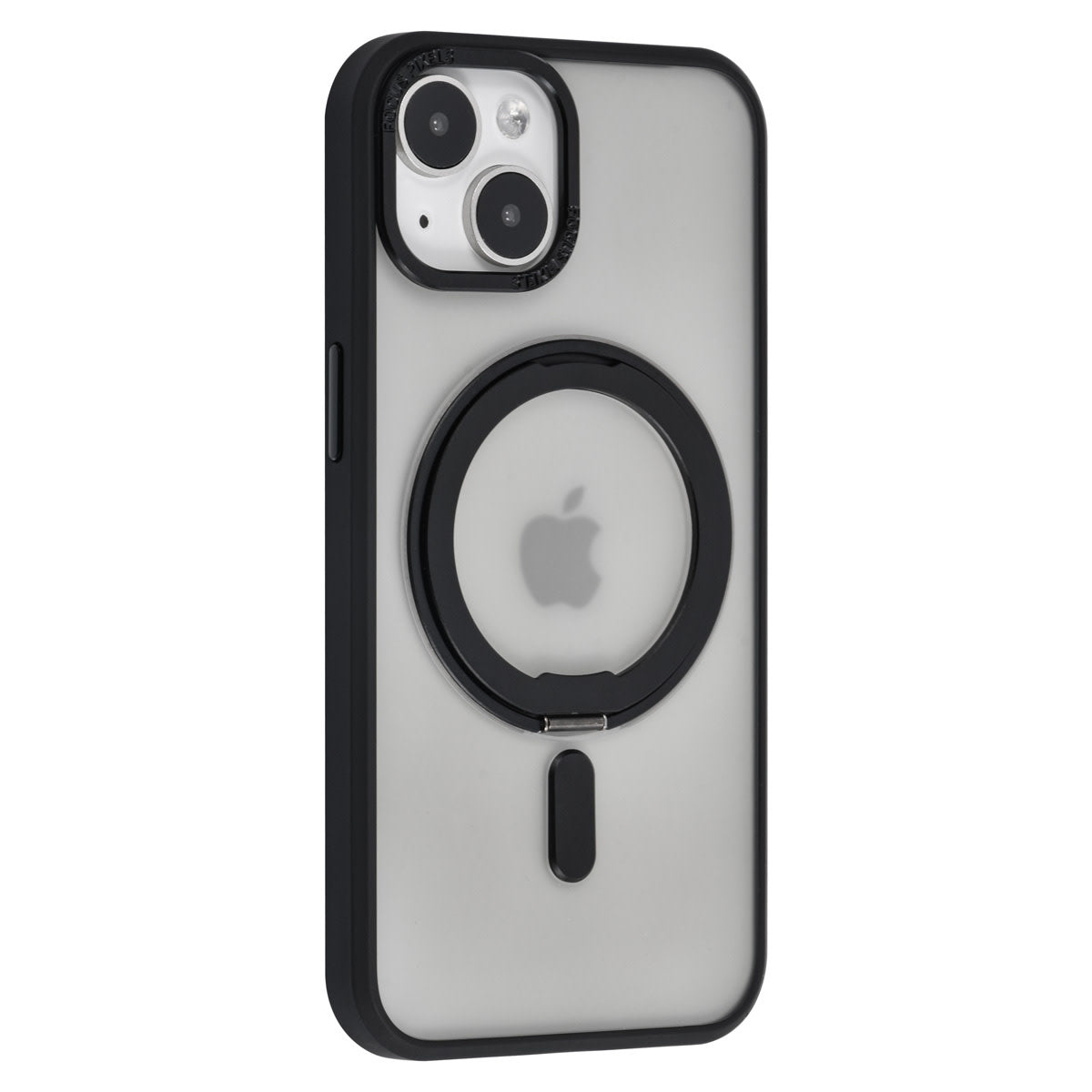 UNIQ Accessory iPhone 14 & 13 TPU Back Cover - Magsafe Compatible 360 Degrees Rotatable Stand - Black