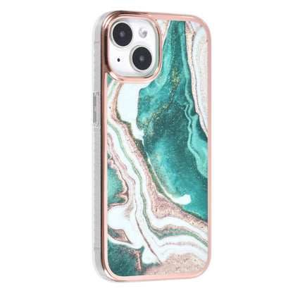 UNIQ Accessory iPhone 15 TPU Back Cover - Marble Green