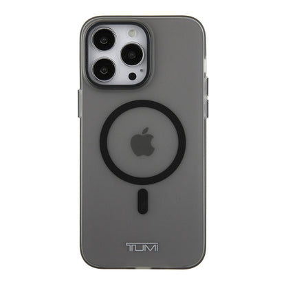 Tumi iPhone 15 Pro Max Back cover case - Frosted Magsafe transparent - Black