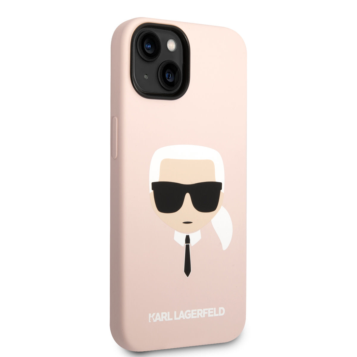 Karl Lagerfeld iPhone 14 & 13 Hardcase Backcover - Karl's Head - Pink