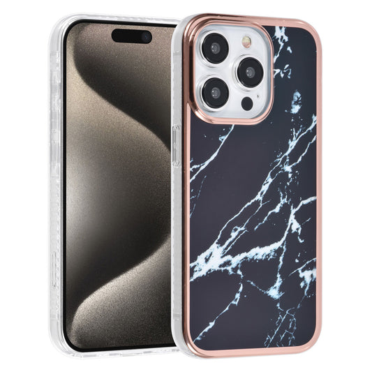 UNIQ Accessory iPhone 15 Pro TPU Back Cover - Marble Black