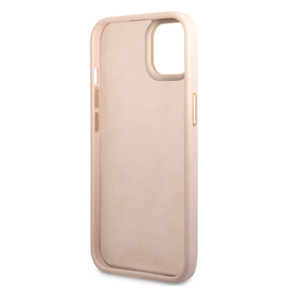 Guess iPhone 14 & 15 Plus Hardcase Backcover - 4G - Metal Buttons & Camera - Pink