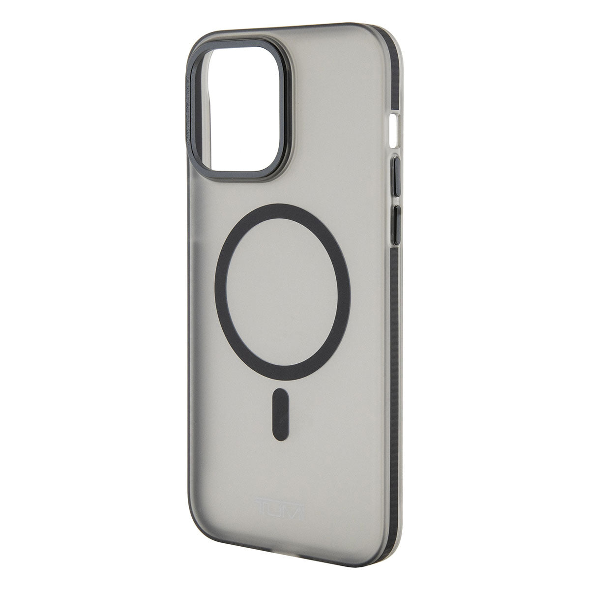 Tumi iPhone 15 Pro Max Back cover case - Frosted Magsafe transparent - Black