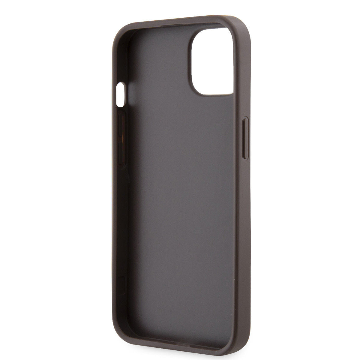 Guess iPhone 14 & 13 Hardcase - 4G Logo - Strass - Brown