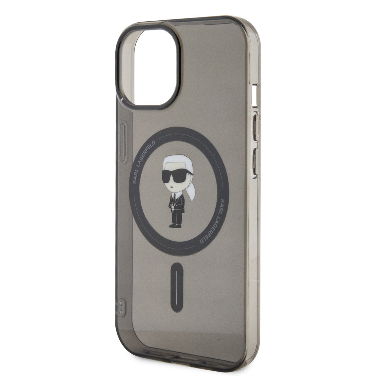 Karl Lagerfeld iPhone 15 Hardcase - Magsafe compatible - Ikonik - Black
