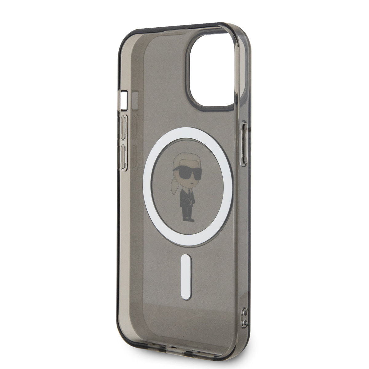 Karl Lagerfeld iPhone 15 Hardcase - Magsafe compatible - Ikonik - Black