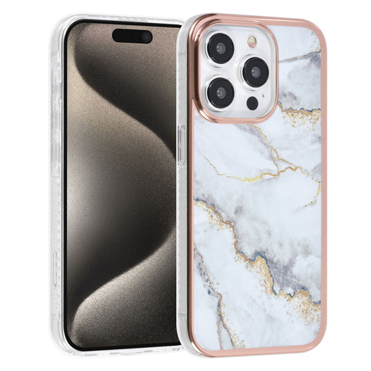 UNIQ Accessory iPhone 15 Pro TPU Back Cover - Marble White