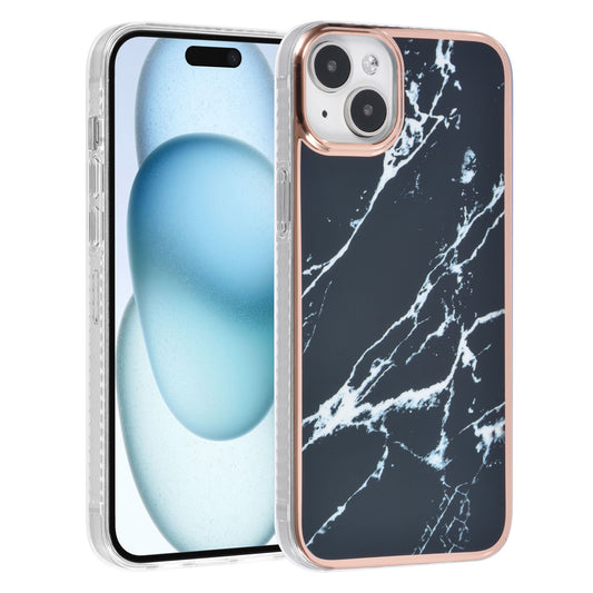 UNIQ Accessory iPhone 15 & 14 Plus TPU Back Cover - Marble Black