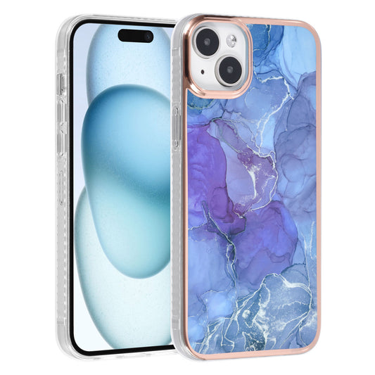 UNIQ Accessory iPhone 15 & 14 Plus TPU Back Cover - Marble Purple