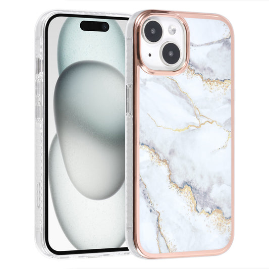 UNIQ Accessory iPhone 15 TPU Back Cover - Marble White