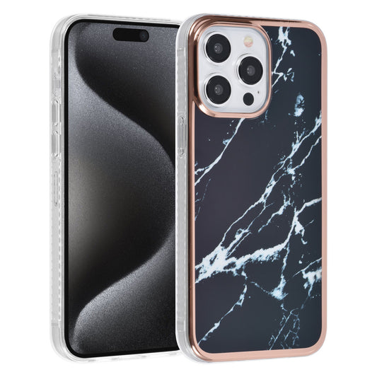 UNIQ Accessory iPhone 15 Pro Max TPU Back Cover - Marble Black