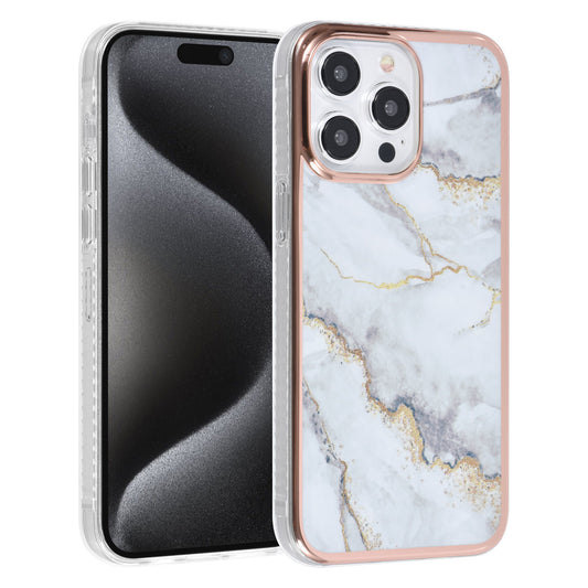 UNIQ Accessory iPhone 15 Pro Max TPU Back Cover - Marble White