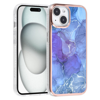 UNIQ Accessory iPhone 15 TPU Back Cover - Marble Purple