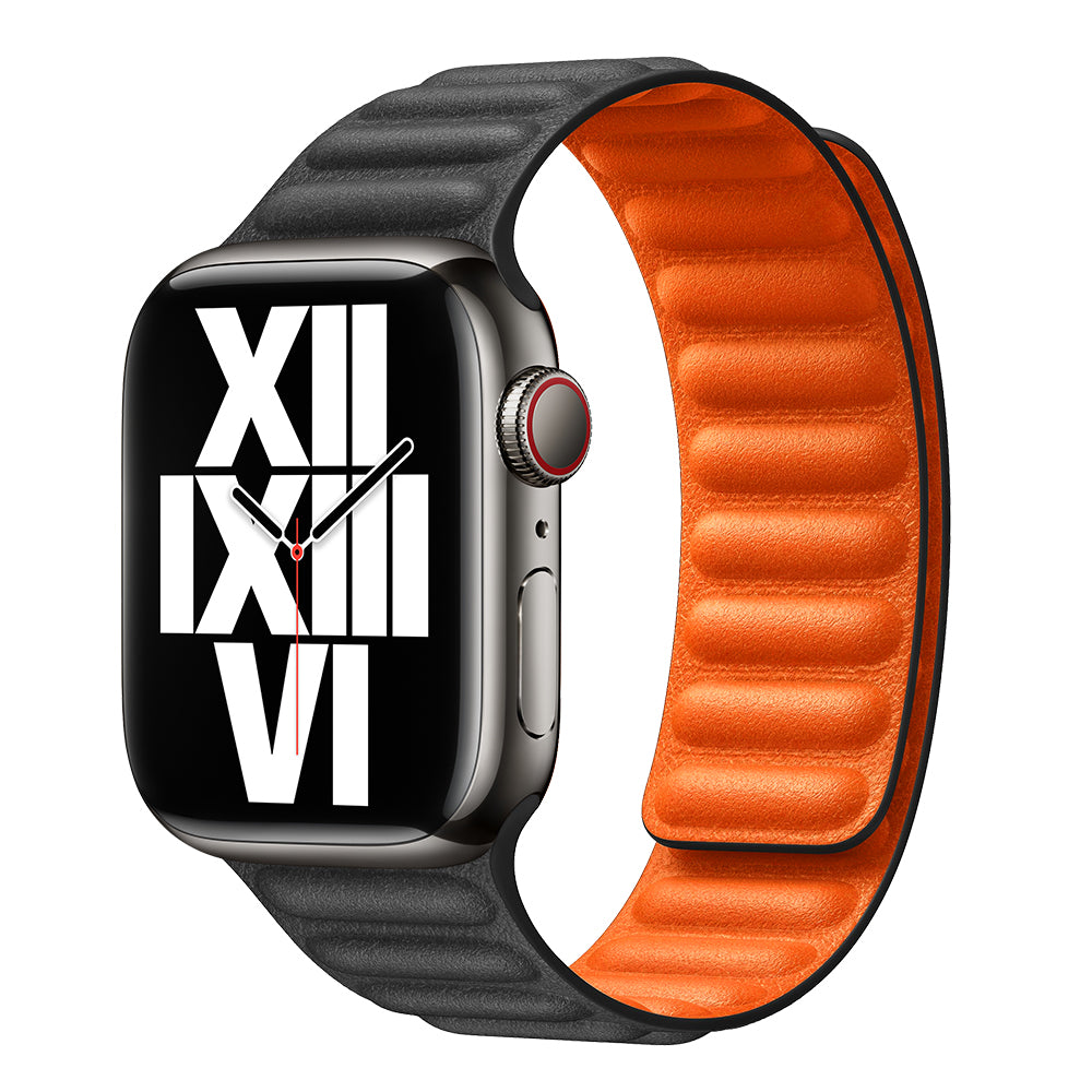 Mágneses bőrpánt Apple Watch szíj