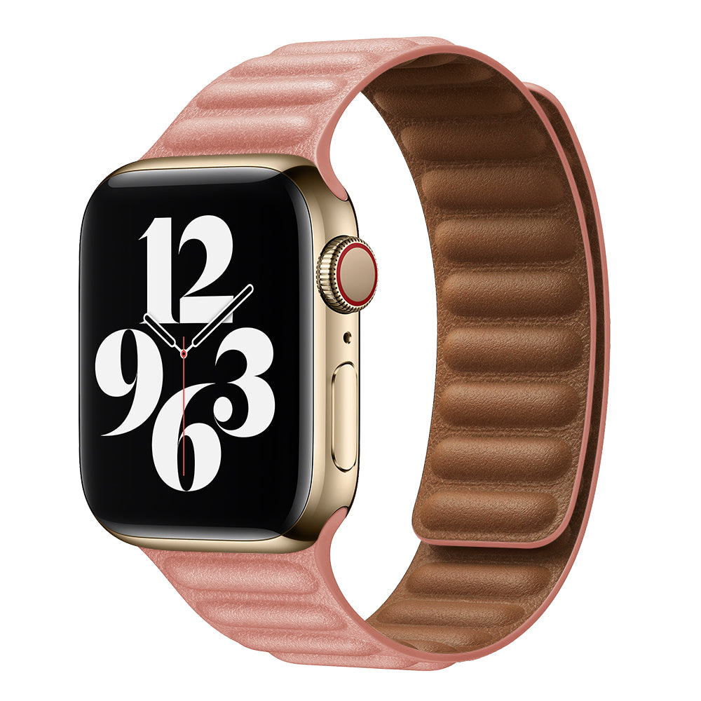 Mágneses bőrpánt Apple Watch szíj