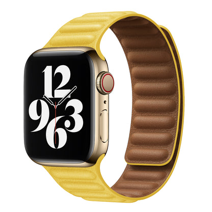 Mágneses bőrpánt Apple Watch szíj